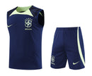 Kit Treino Brasil 22/23  Nike - Azul