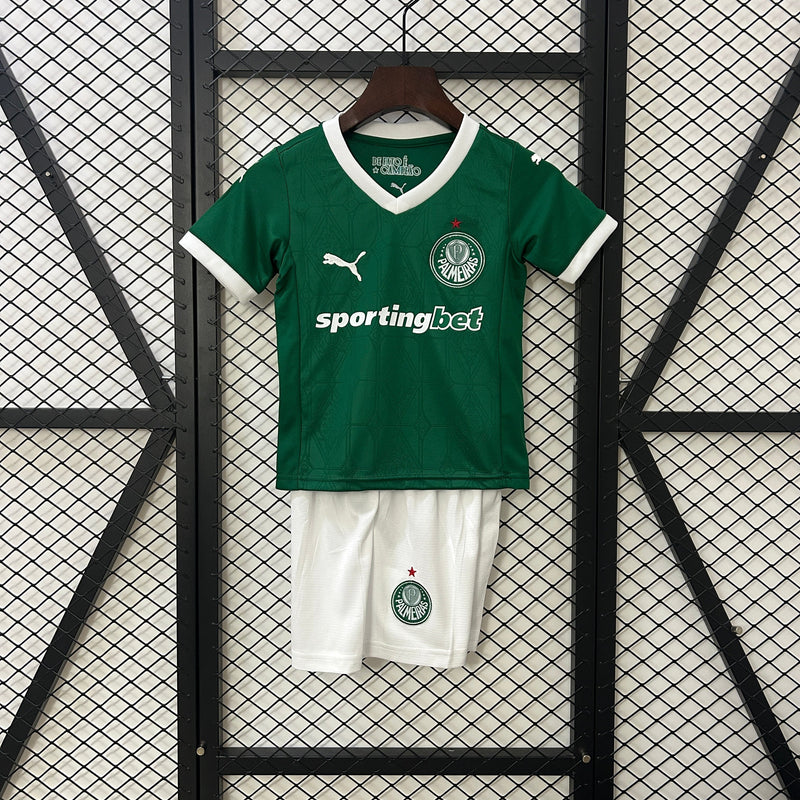 Kit Infantil Palmeiras 25/26 Home - Verde