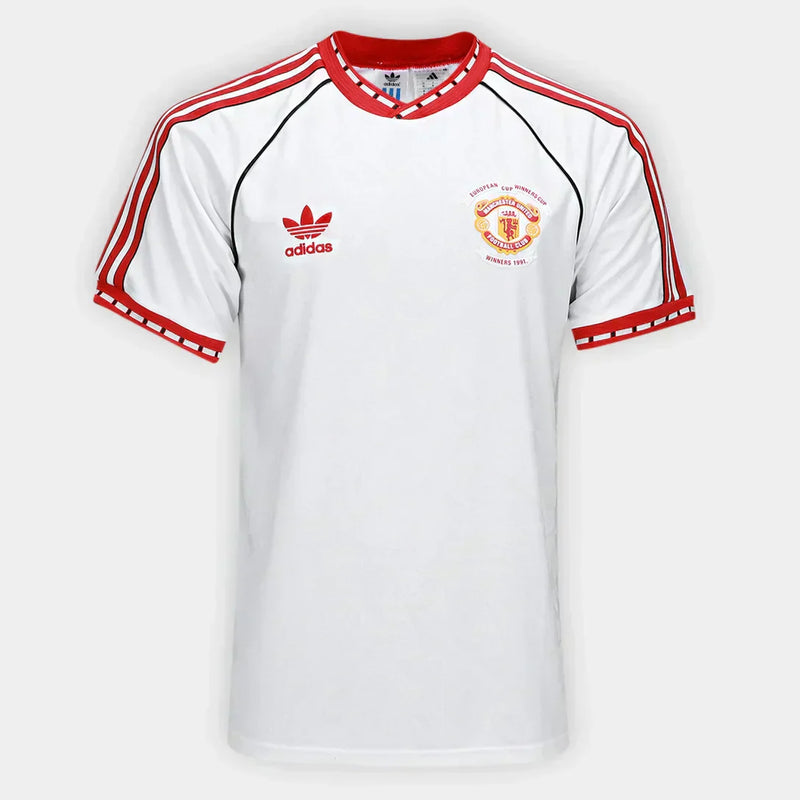 Camisa Manchester United 25/26 Comemorativa Adidas Masculina - Branco