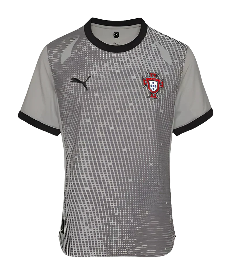 Camisa de Goleiro Portugal 25/26 - Cinza - Versão Torcedor