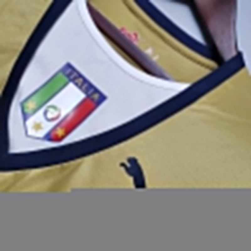 Camisa Itália Retrô 2006 Dourada - Puma