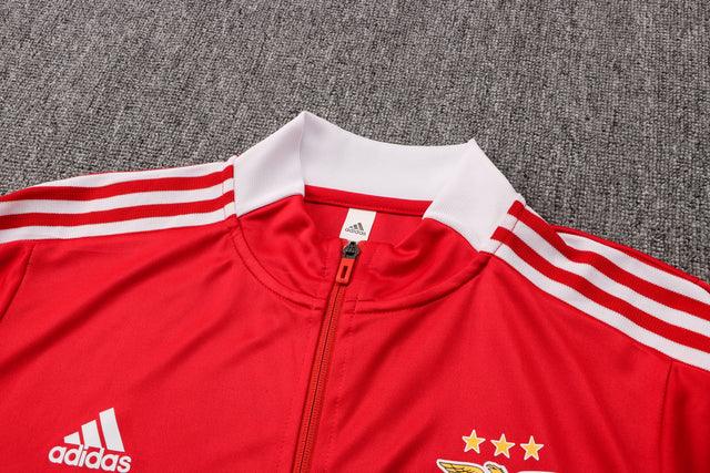 Conjunto Inverno Benfica Vermelha Adidas - Com Fecho