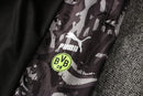 Conjunto Inverno Borussia Dortmund Preta Puma - Com Fecho