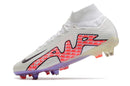 Chuteira Nike Mercurial Superfly IX Elite SG Campo - Branco e Vermelho