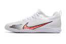 Chuteira Nike Air Zoom Mercurial Vapor XV Pro Futsal - Branco e Laranja