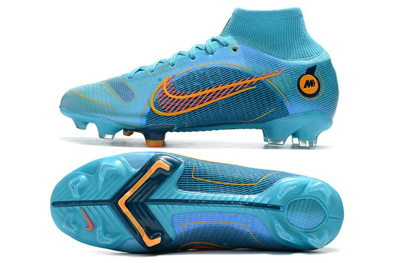 Chuteira Nike Mercurial Superfly 8 Elite Campo - Azul