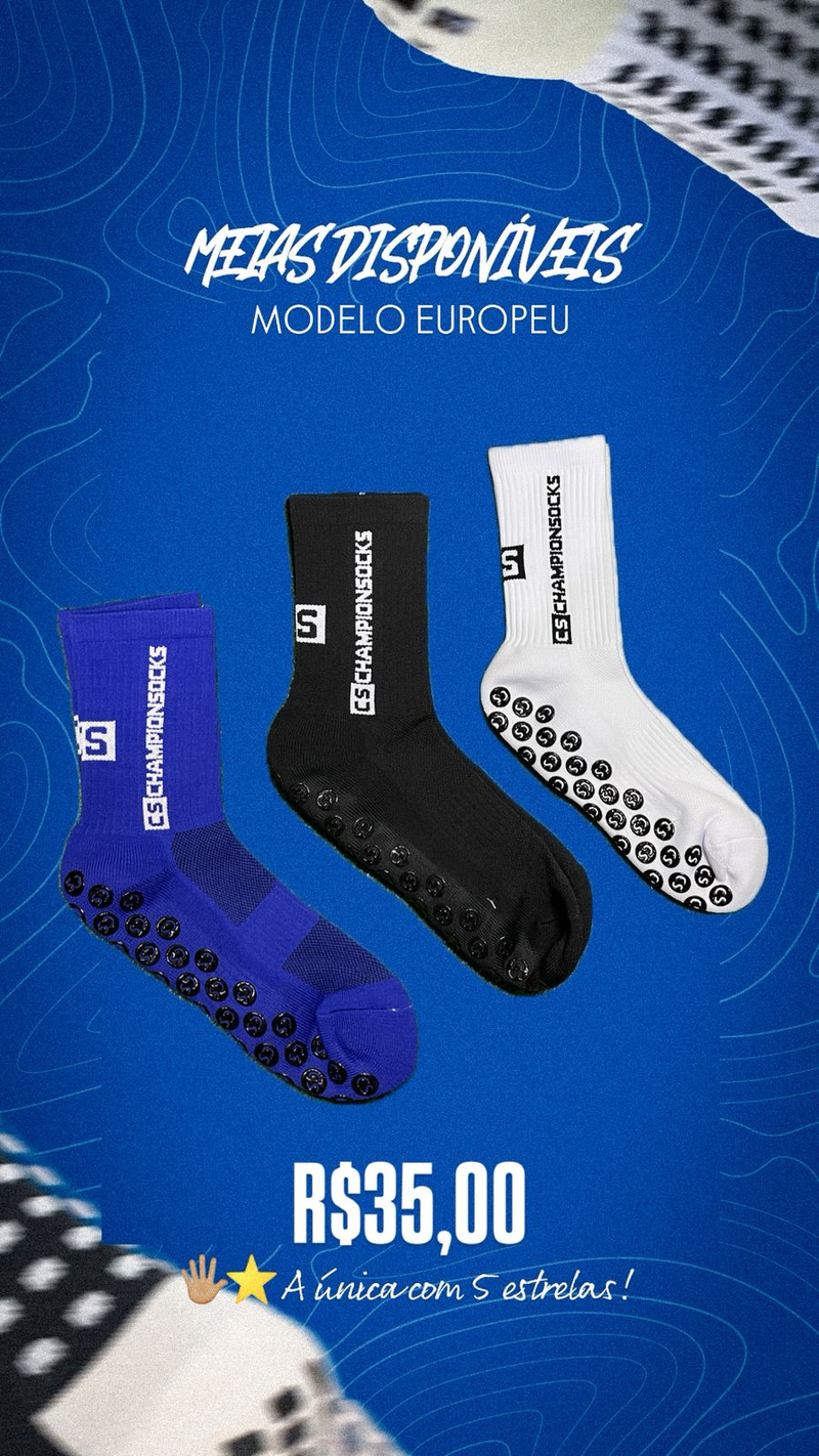 Meias Antiderrapantes (modelo europeu)